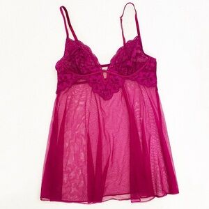Victoria's Secret Pink Lace Chemise